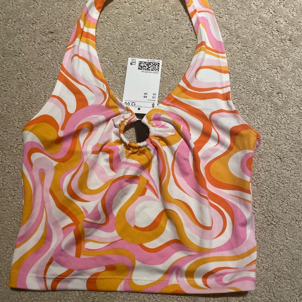 NWT Swirl O-Ring Halter Tank